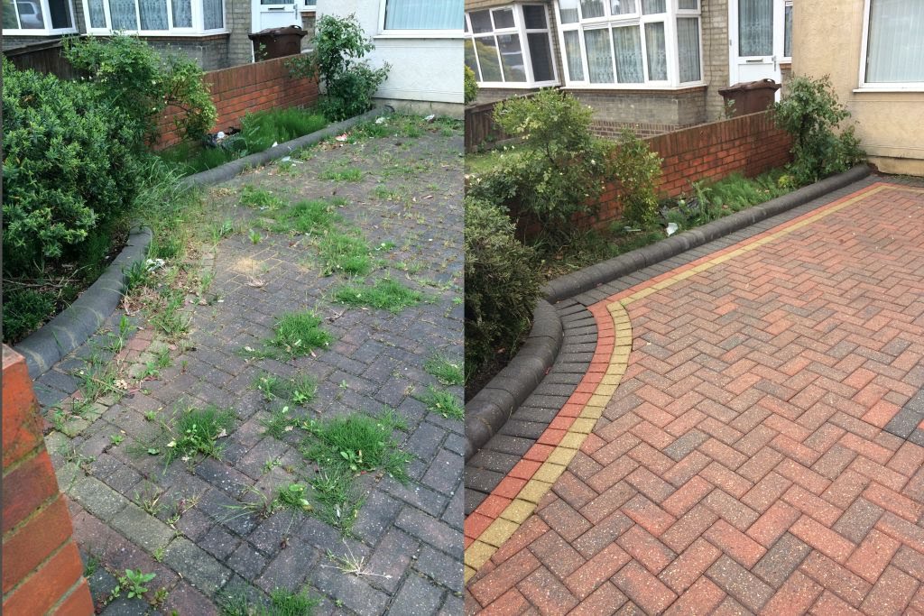 driveway cleaning in Donington on Bain