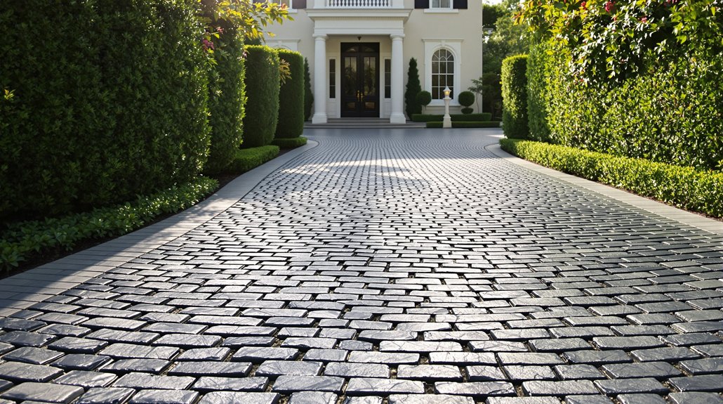 driveway materials impact aesthetics