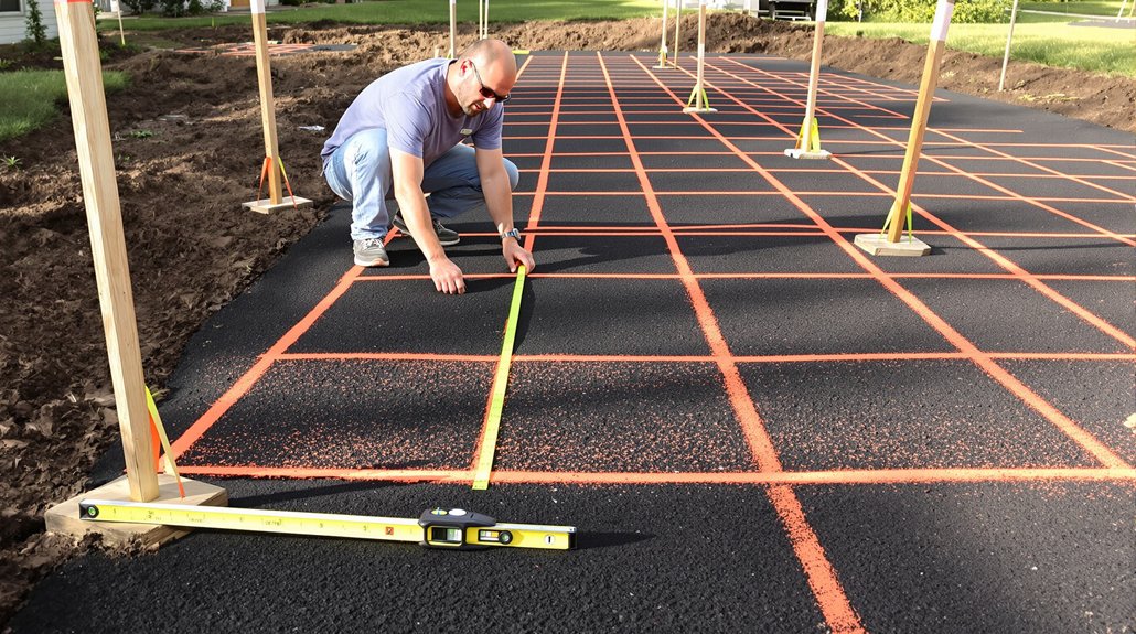 driveway measurement and planning