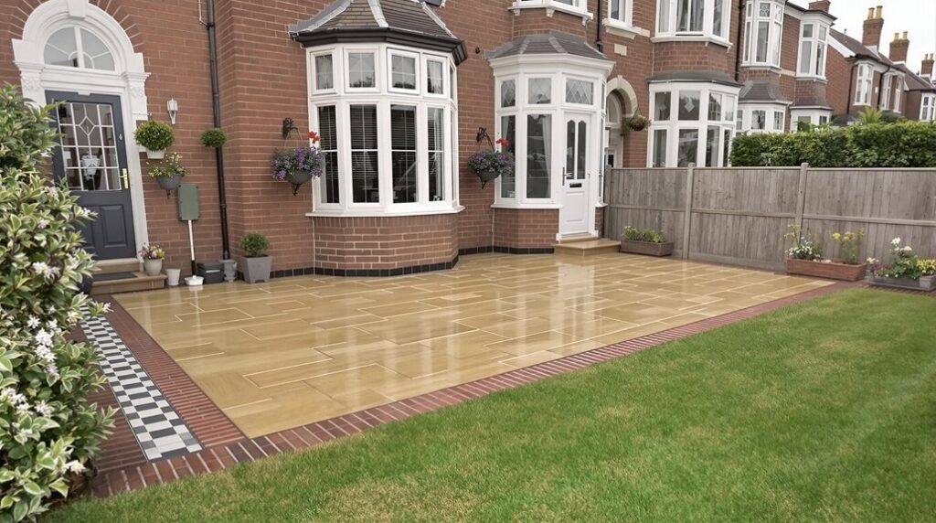 enhance driveway with edging