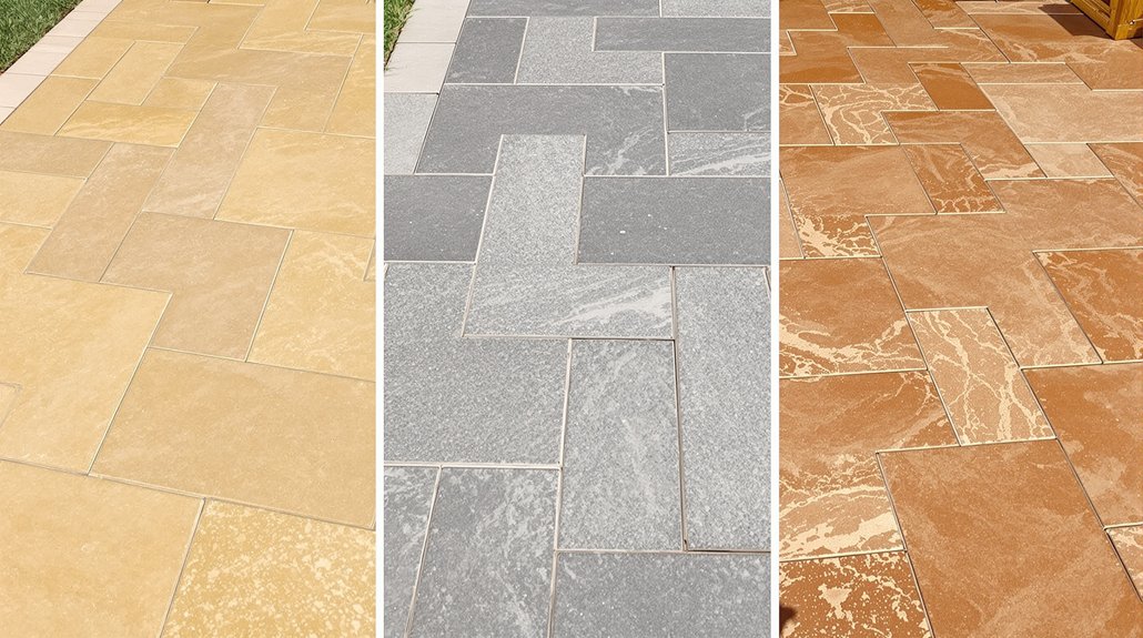 natural colour variations sandstone