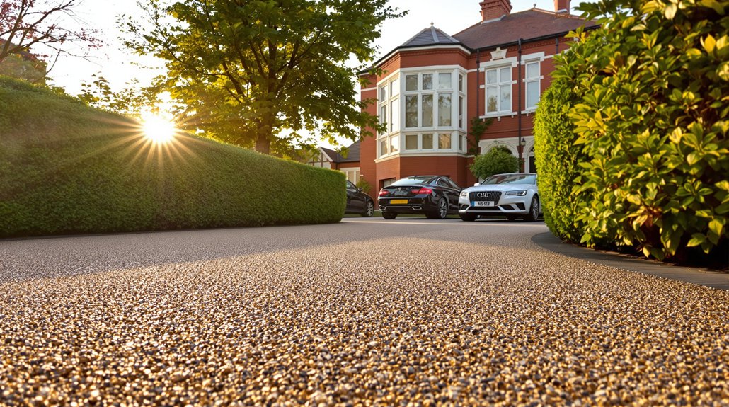 resin driveways boost property value