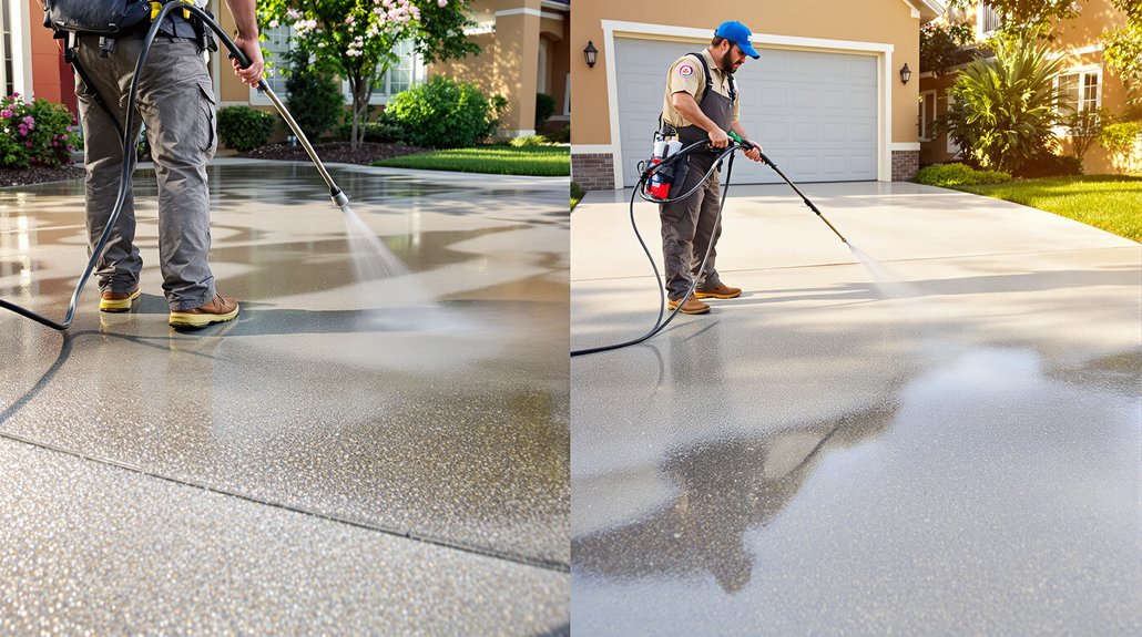 diy vs professional driveway cleaning