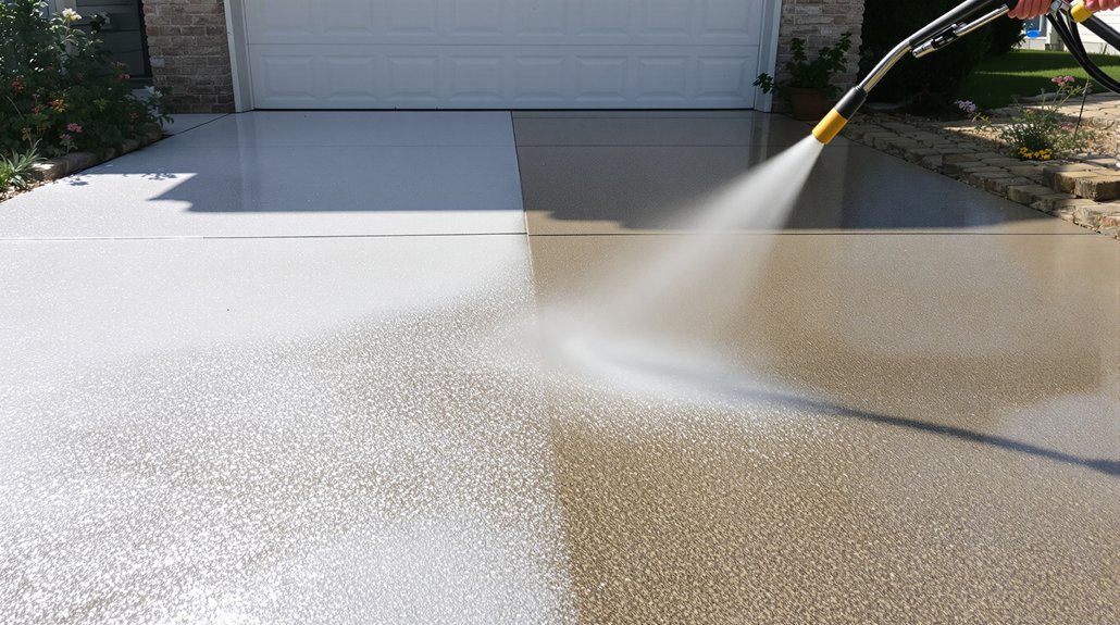 driveway material cleaning considerations