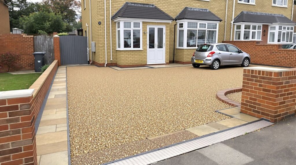 gravel driveway construction process