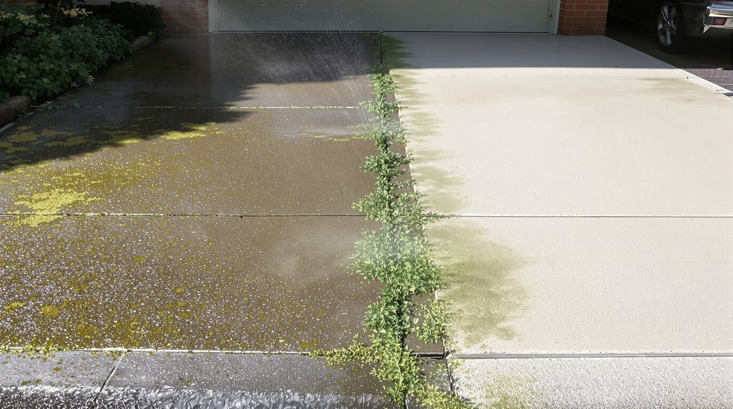 remove moss algae weeds